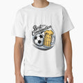 Best Combination Beer And Football T-Shirt - Aesthetic Graphic for Adults - T-Shirt, Sweatshirt, Hoodie