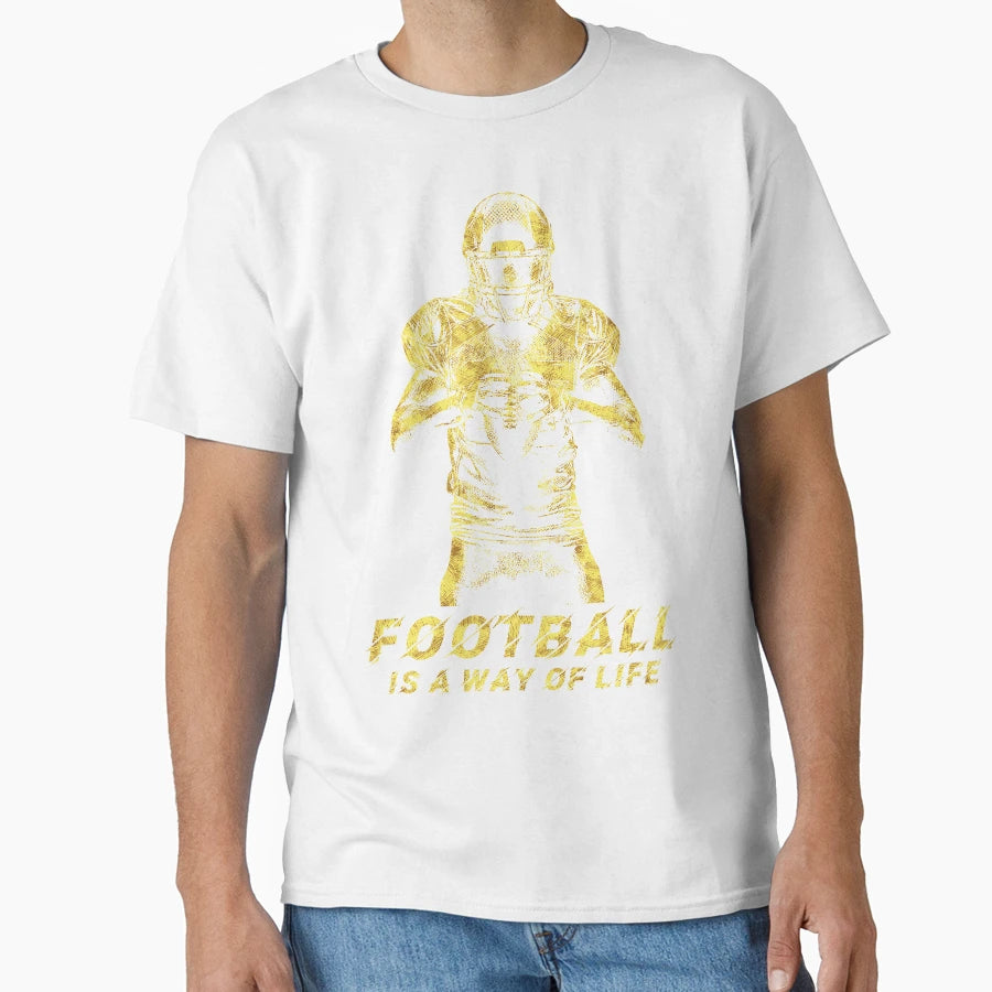 Football Player Unique Abstract T-Shirt - Novelty Apparel Men Women - T-Shirt, Sweatshirt, Hoodie