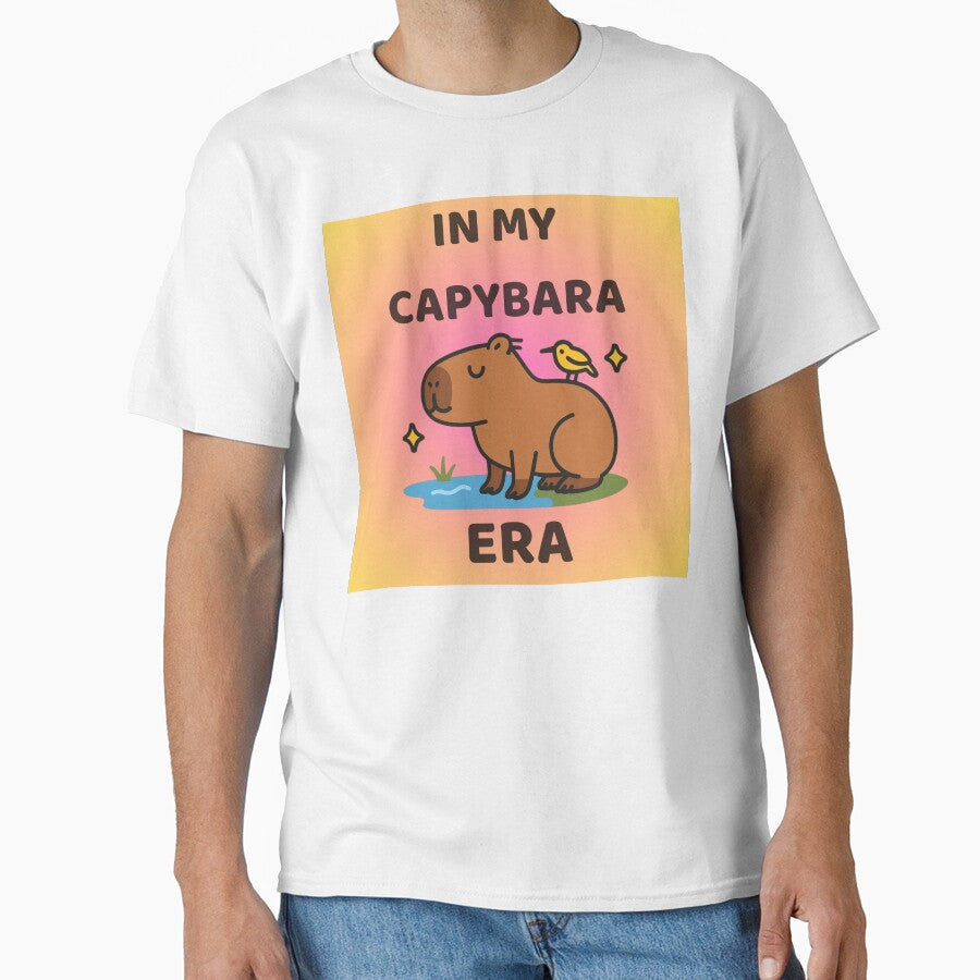 In My Capybara Era Orange by Lotus Love Tarot - Adult & Kids T-Shirts, Sweatshirts & Hoodies apparel design preview 1