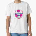 FC Barcelona Femeni Pink Soccer Ball by FCBarcelonaKQ - Adult & Kids T-Shirts, Sweatshirts & Hoodies apparel design preview 1