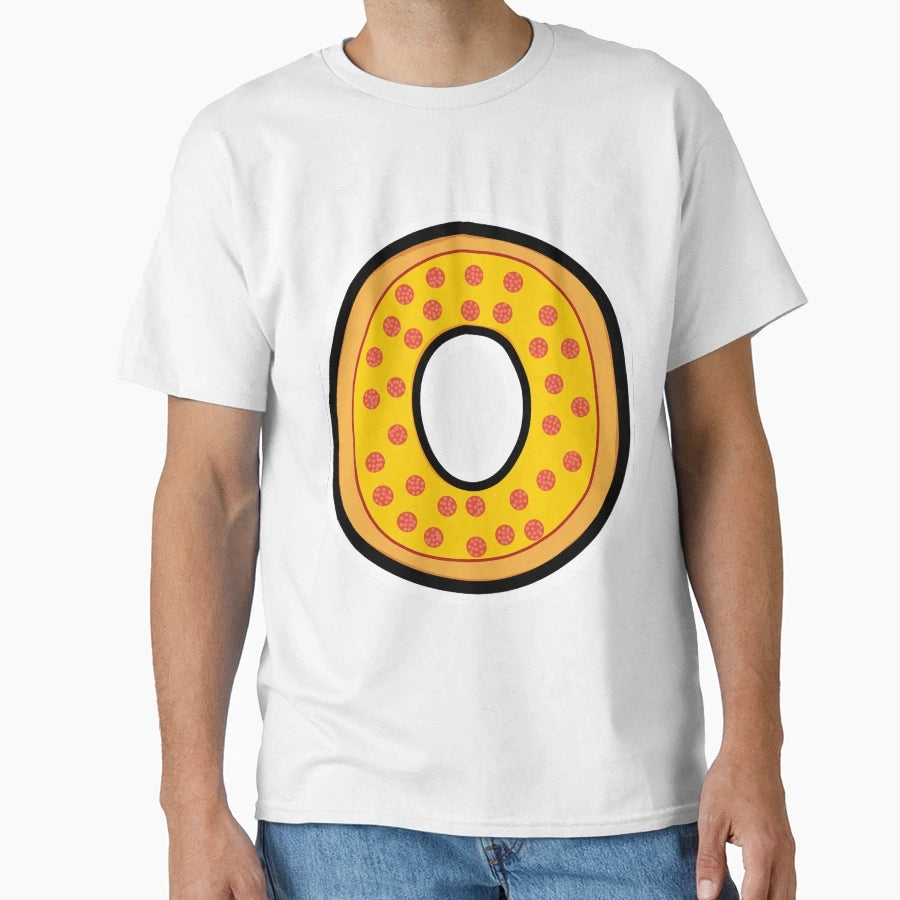 Pizza O T-Shirt - Custom Art Print Unisex - T-Shirt, Sweatshirt, Hoodie