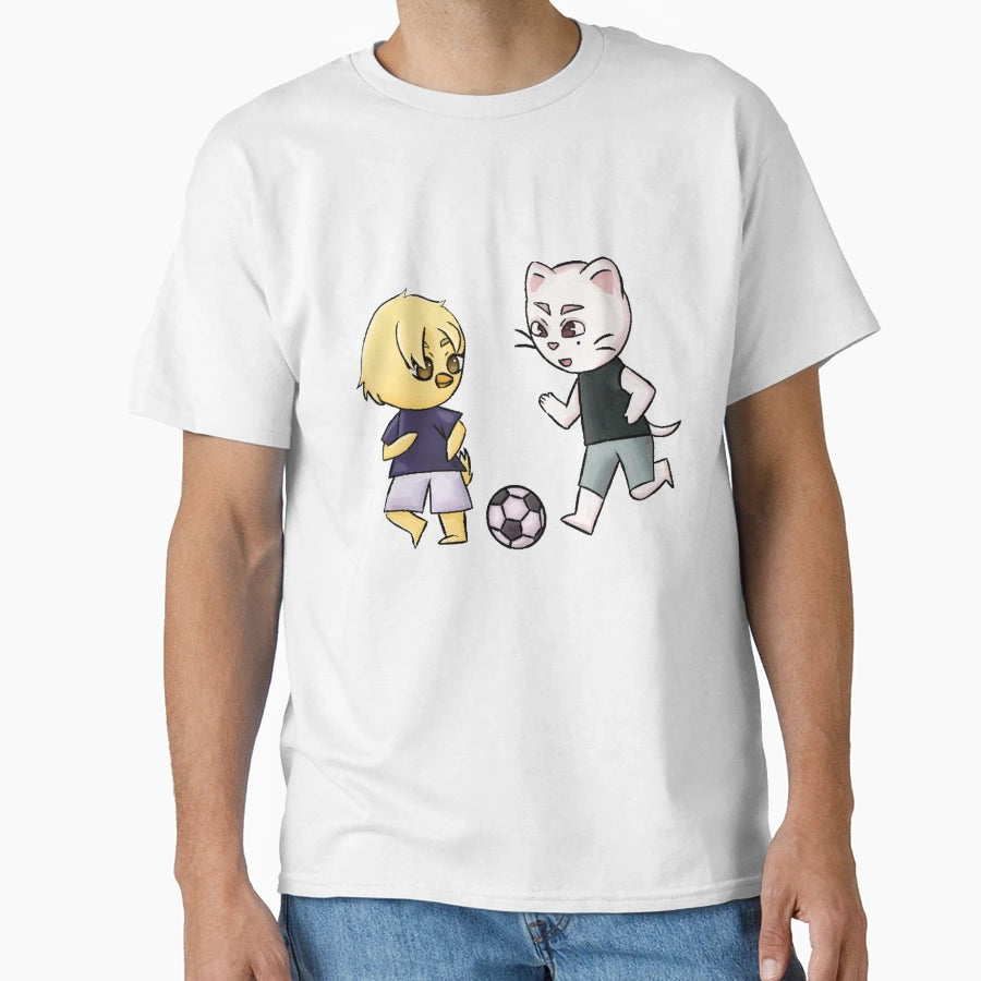Bbokari Jirinet Playing Soccer T-Shirt - Aesthetic Graphic for Adults - T-Shirt, Sweatshirt, Hoodie
