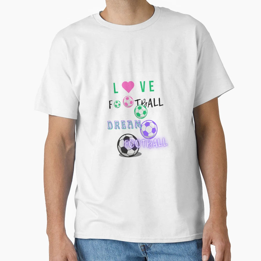 Dream Football T-Shirt - Aesthetic Graphic for Adults - T-Shirt, Sweatshirt, Hoodie