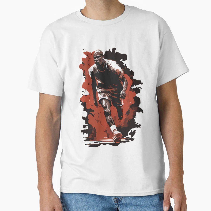 Mj Legendary Basketball Player T-Shirt - Minimalist Print Men Women - T-Shirt, Sweatshirt, Hoodie