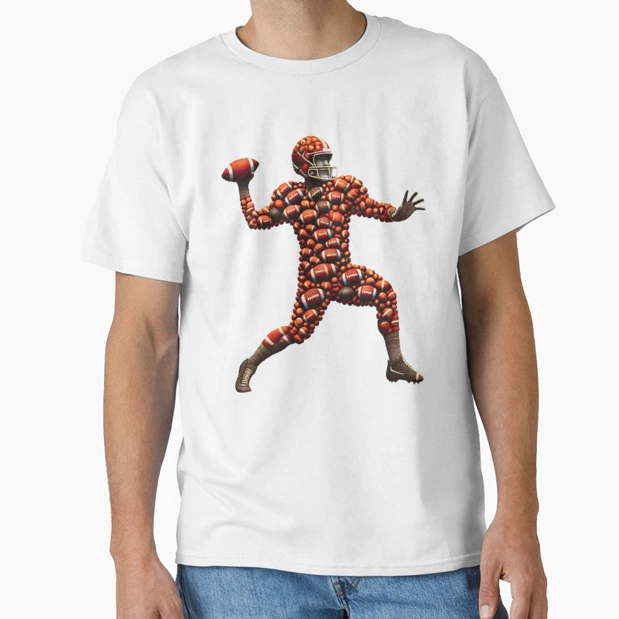 Gridiron Hero Football Quarterback T-Shirt - Fun Novelty Design Men Women - T-Shirt, Sweatshirt, Hoodie
