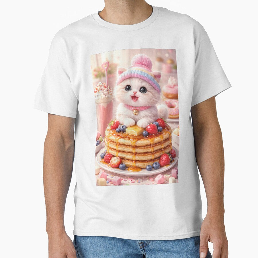 Kawaii kitty by Theweirdwarehouse - Adult & Kids T-Shirts, Sweatshirts & Hoodies apparel design preview 1
