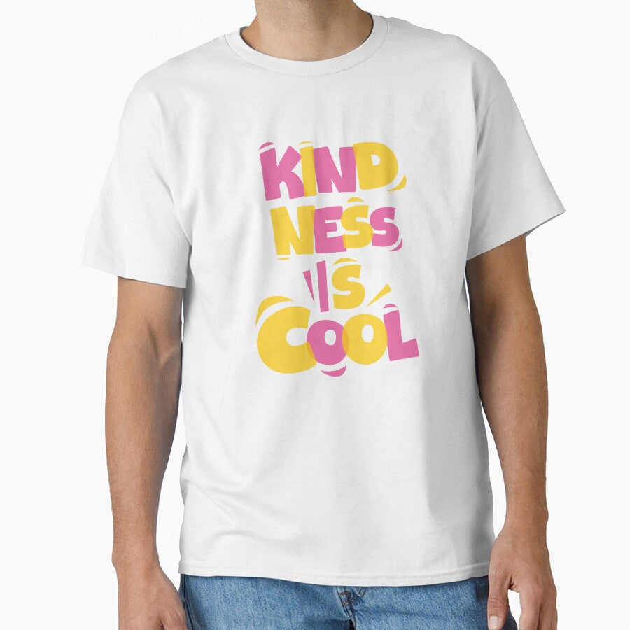 Simple Quotes Kindness Is Cool by Spreading Smiles - Adult & Kids T-Shirts, Sweatshirts & Hoodies apparel design preview 1