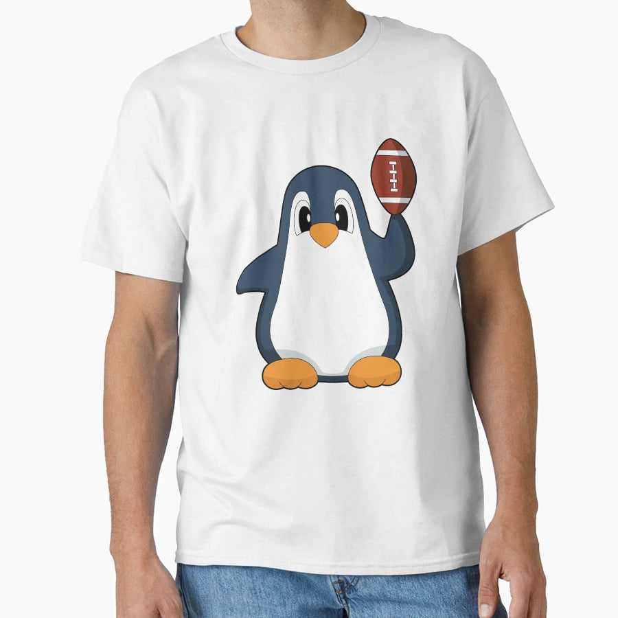 Penguin American Football Sports T-Shirt - Trendy Graphic Unisex - T-Shirt, Sweatshirt, Hoodie