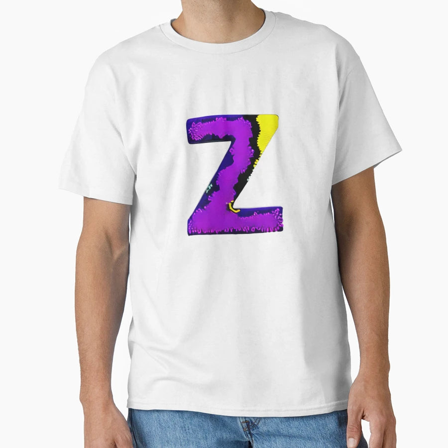 Letter Z Monogram Typography Collage T-Shirt - Streetwear Style Men Women - T-Shirt, Sweatshirt, Hoodie