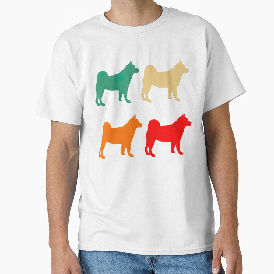 Akita Gift For Dog Lover Retro Vintage Love by - Adult & Kids T-Shirts, Sweatshirts & Hoodies apparel design preview 1