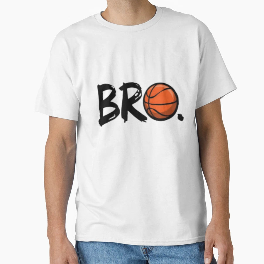 Bro Basketball Basketball Hoopers T-Shirt - Minimalist Print for Adults - T-Shirt, Sweatshirt, Hoodie