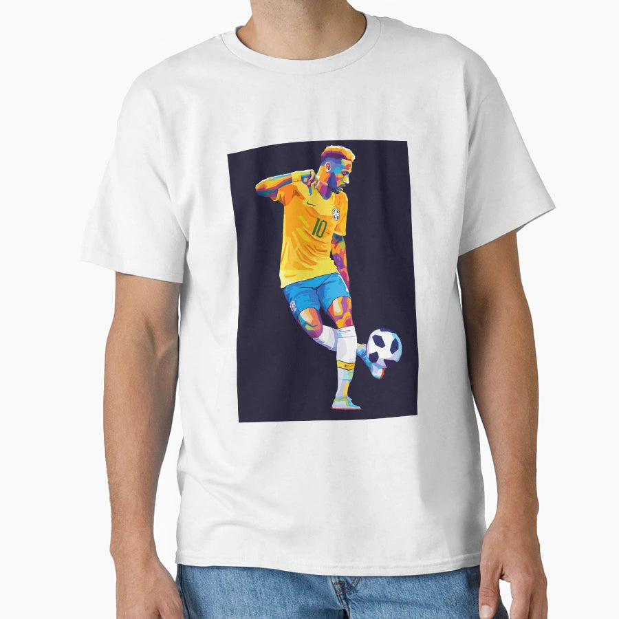 Neymar Jr Wpap Pop Art T-Shirt - Aesthetic Graphic Men Women - T-Shirt, Sweatshirt, Hoodie