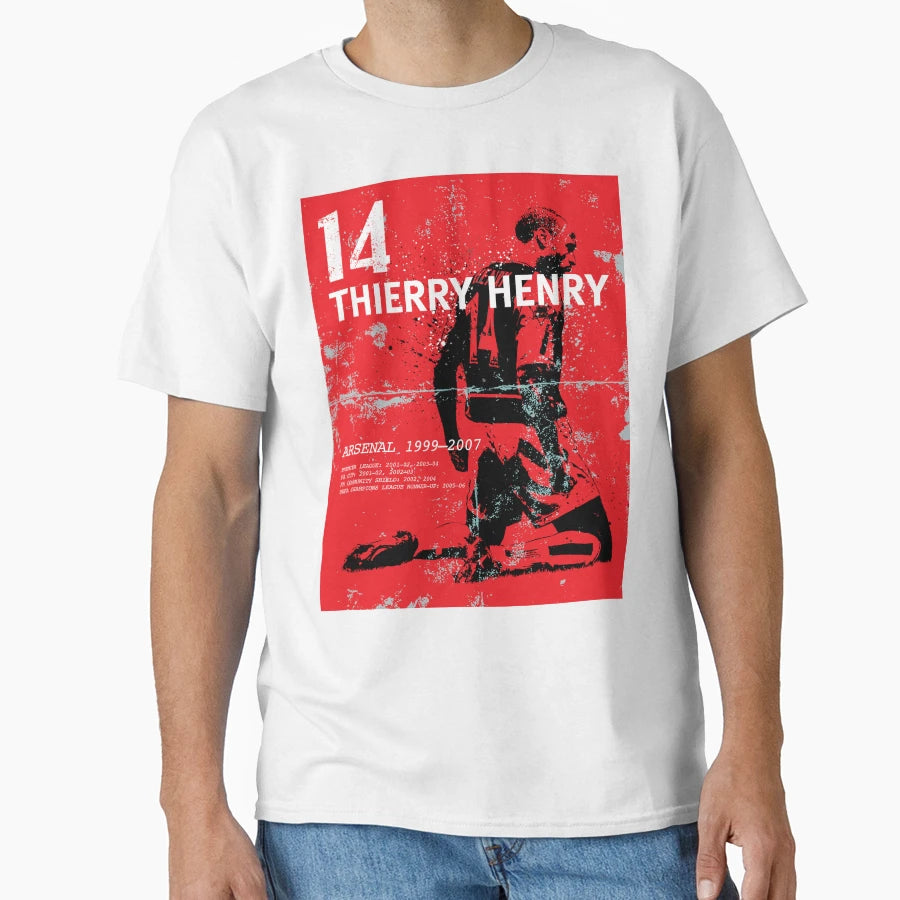 Thierry Henry T-Shirt - Minimalist Print Men Women - T-Shirt, Sweatshirt, Hoodie
