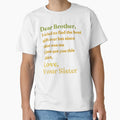 Dear Brother Funny Sibling Joke From T-Shirt - Custom Art Print for Adults - T-Shirt, Sweatshirt, Hoodie