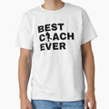 Best Coach Ever Ice Hockey Black T-Shirt - Streetwear Style Unisex - T-Shirt, Sweatshirt, Hoodie