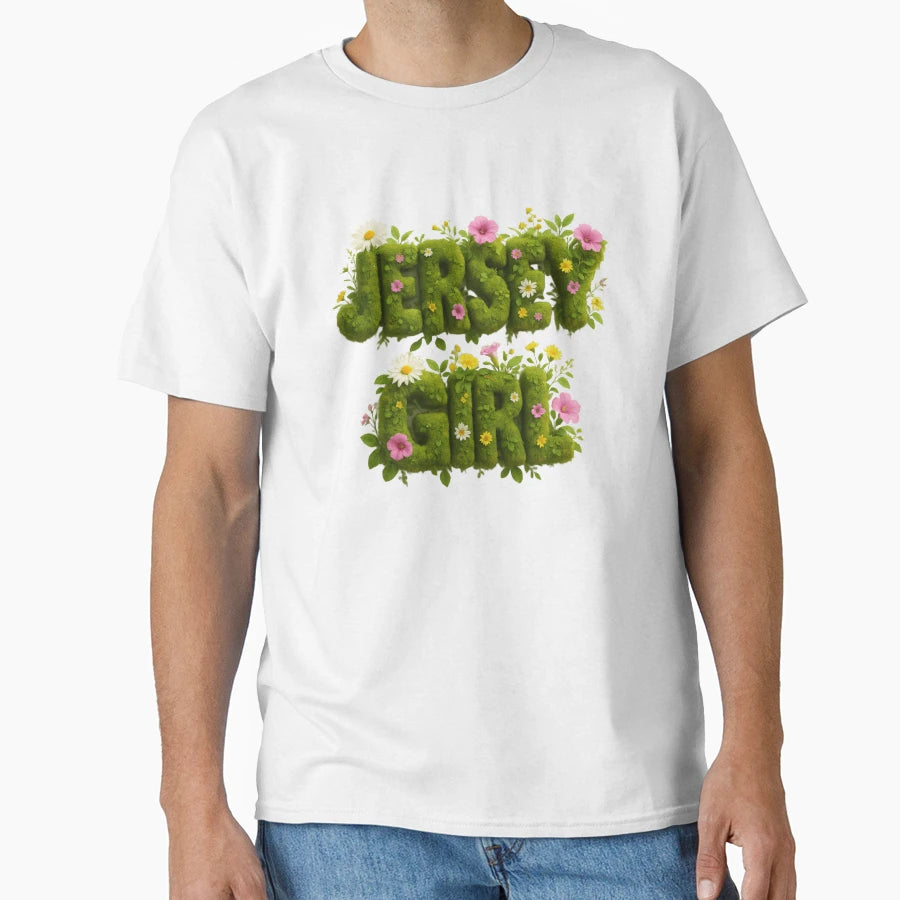 Jersey Flowers T-Shirt - Graphic Print Men Women - T-Shirt, Sweatshirt, Hoodie