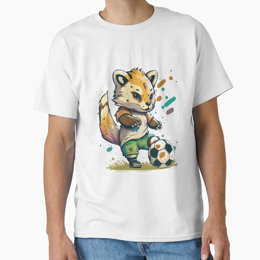 Animal Soccer Players Funny T-Shirt - Unique Graphic for Adults - T-Shirt, Sweatshirt, Hoodie