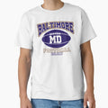 Baltimore Football Team Kickoff T-Shirt - Trendy Graphic for Adults - T-Shirt, Sweatshirt, Hoodie