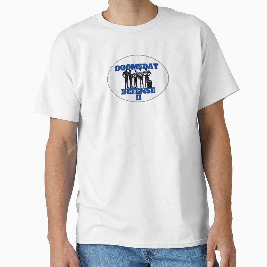 Doomsday Defense Ii Dallas Silver T-Shirt - Fun Novelty Design Unisex - T-Shirt, Sweatshirt, Hoodie