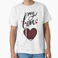 My Second Love Is Football T-Shirt - Trendy Graphic Men Women - T-Shirt, Sweatshirt, Hoodie
