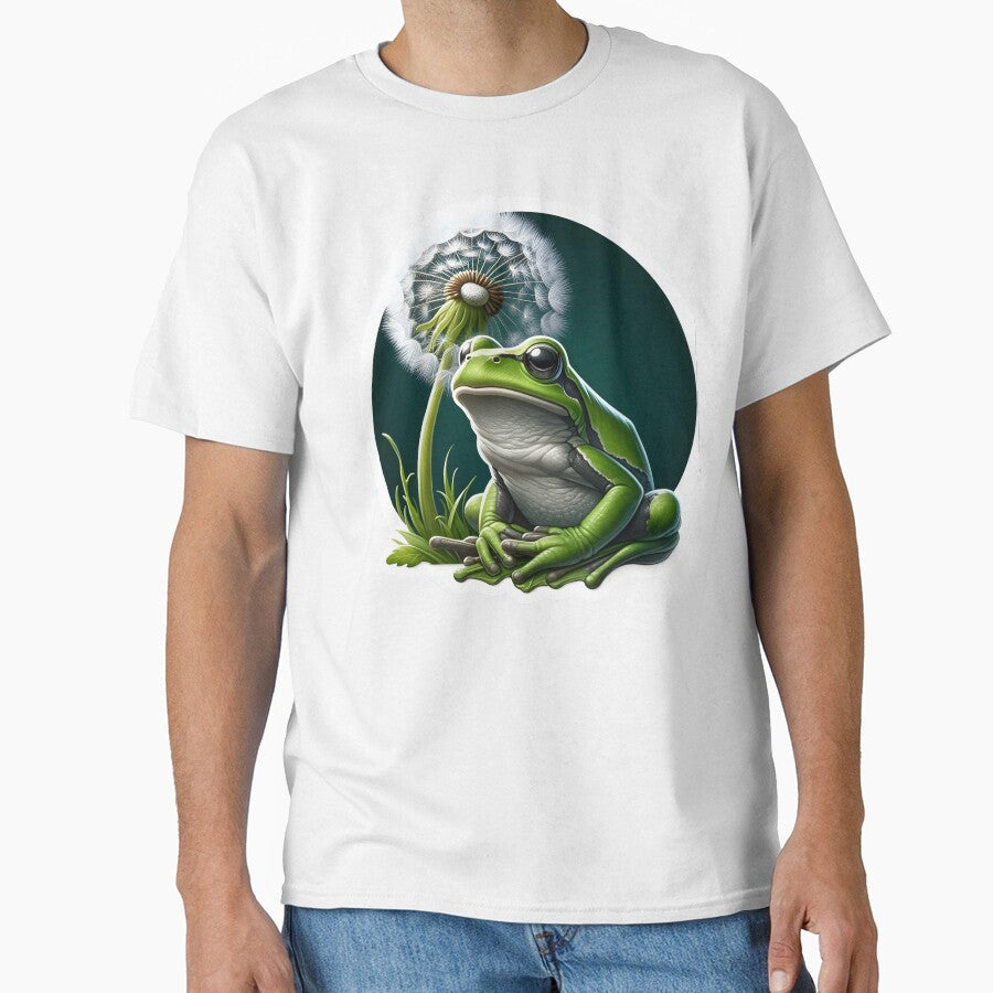 Dandelion Frog by Truck Stop One - Adult & Kids T-Shirts, Sweatshirts & Hoodies apparel design preview 1