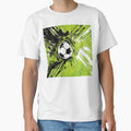 Soccer Ball Paint Explosion T-Shirt - Unique Graphic Men Women - T-Shirt, Sweatshirt, Hoodie