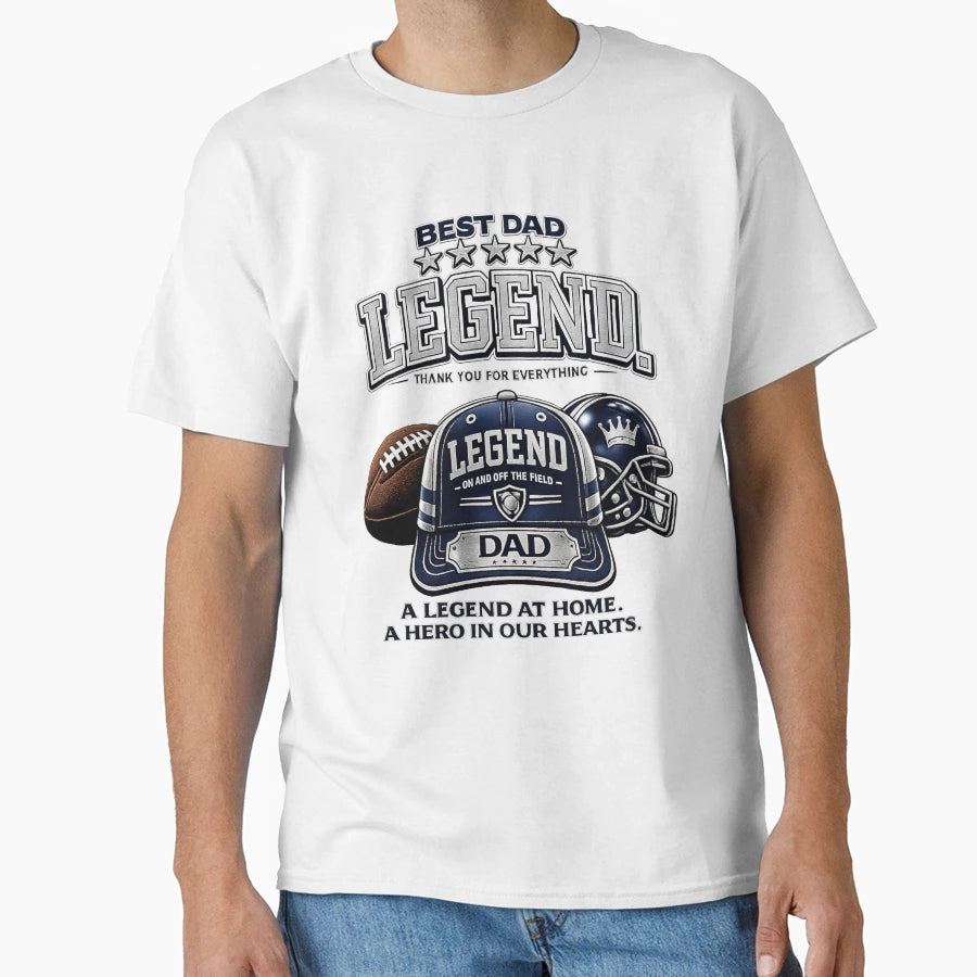 Legend Navy And Silver Baseball T-Shirt - Casual Everyday Wear for Adults - T-Shirt, Sweatshirt, Hoodie