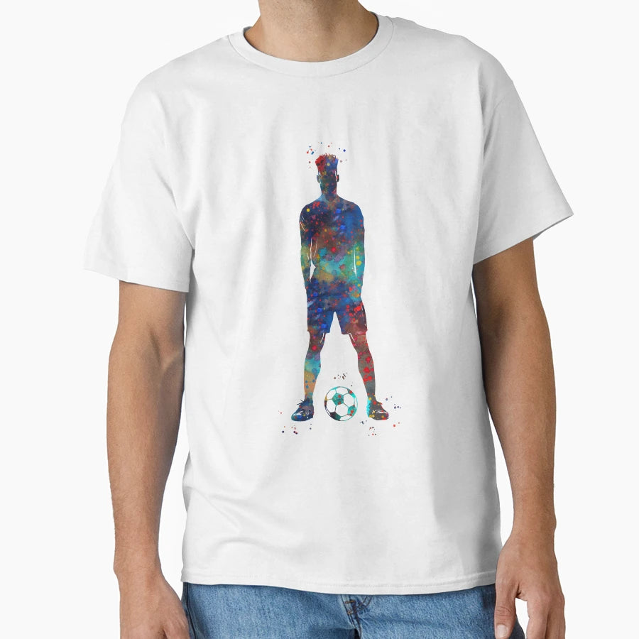 Male Soccer Player T-Shirt - Casual Everyday Wear Unisex - T-Shirt, Sweatshirt, Hoodie