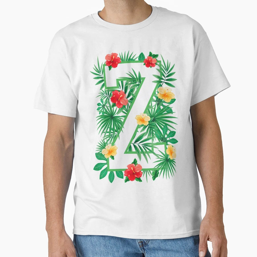Capital Letter Z Alphabet Monogram T-Shirt - Aesthetic Graphic for Adults - T-Shirt, Sweatshirt, Hoodie