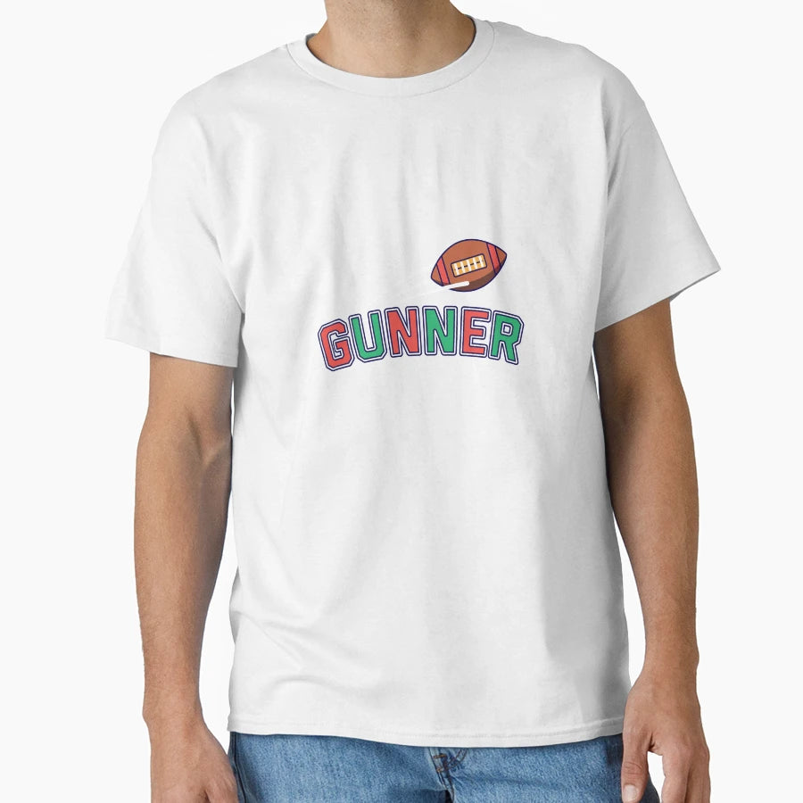 Gunner Shooter American Football Player T-Shirt - Custom Art Print Unisex - T-Shirt, Sweatshirt, Hoodie
