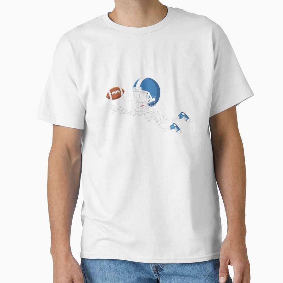 American Football Skeleton T-Shirt - Casual Everyday Wear Men Women - T-Shirt, Sweatshirt, Hoodie