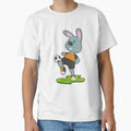 Rabbit Soccer Player Soccer Sports T-Shirt - Aesthetic Graphic Unisex - T-Shirt, Sweatshirt, Hoodie