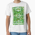 Soccer Stamps Field T-Shirt - Novelty Apparel Unisex - T-Shirt, Sweatshirt, Hoodie