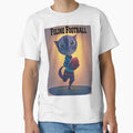 Feline Football T-Shirt - Minimalist Print Unisex - T-Shirt, Sweatshirt, Hoodie