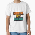 Different Not Broken Bold Pride Statement by Haus Of - Adult & Kids T-Shirts, Sweatshirts & Hoodies apparel design preview 1