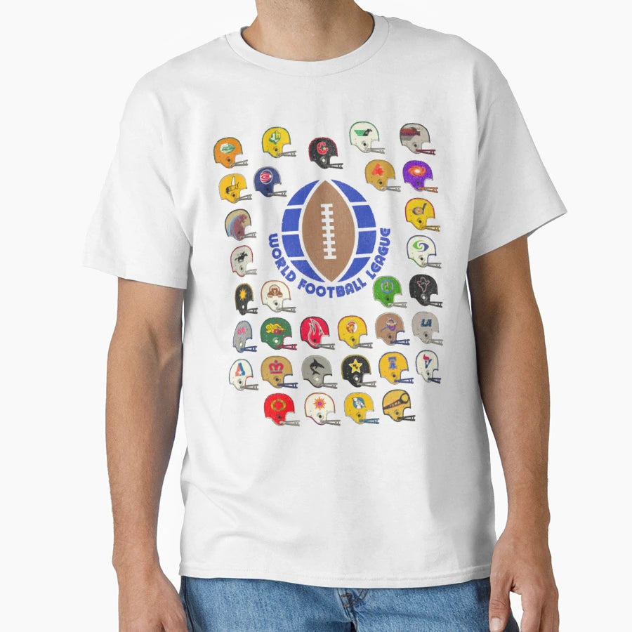 World Football League Defunct Team T-Shirt - Minimalist Print Unisex - T-Shirt, Sweatshirt, Hoodie