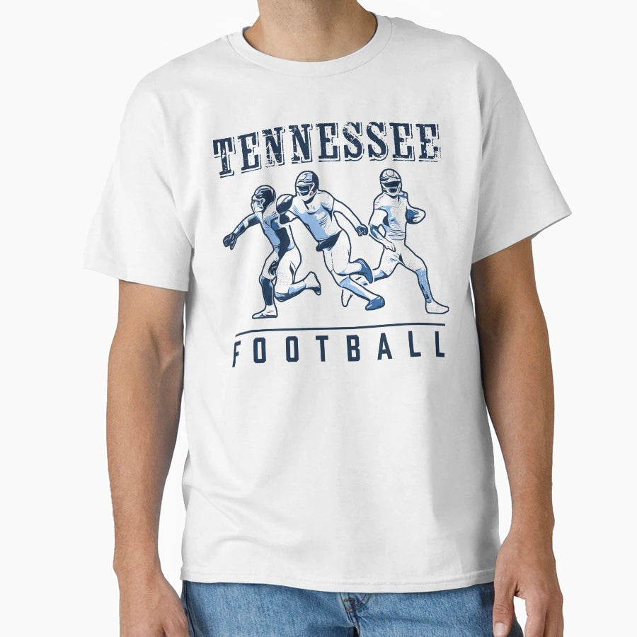 Music City Gridiron Tennessee Football T-Shirt - Minimalist Print Men Women - T-Shirt, Sweatshirt, Hoodie