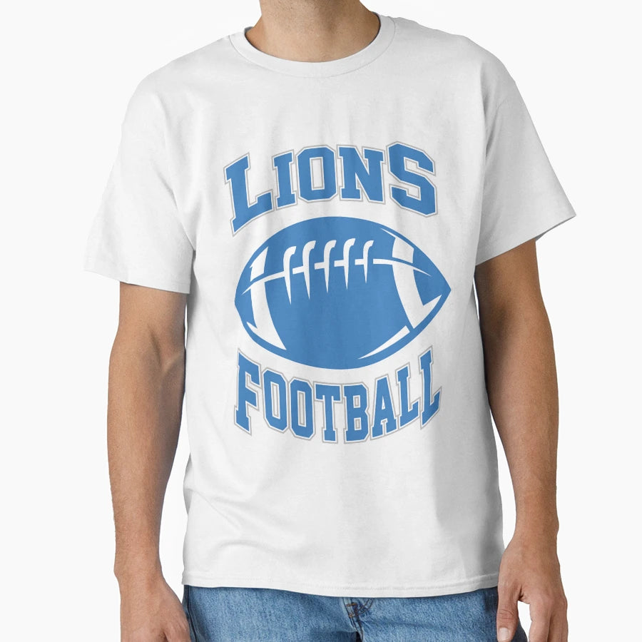 Art Detroit Lions T-Shirt - Graphic Print for Adults - T-Shirt, Sweatshirt, Hoodie