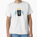 Letter U College Font Good Heaven T-Shirt - Casual Everyday Wear Unisex - T-Shirt, Sweatshirt, Hoodie