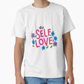 Self Love Pink Affirmation by tealborealis - Adult & Kids T-Shirts, Sweatshirts & Hoodies apparel design preview 1