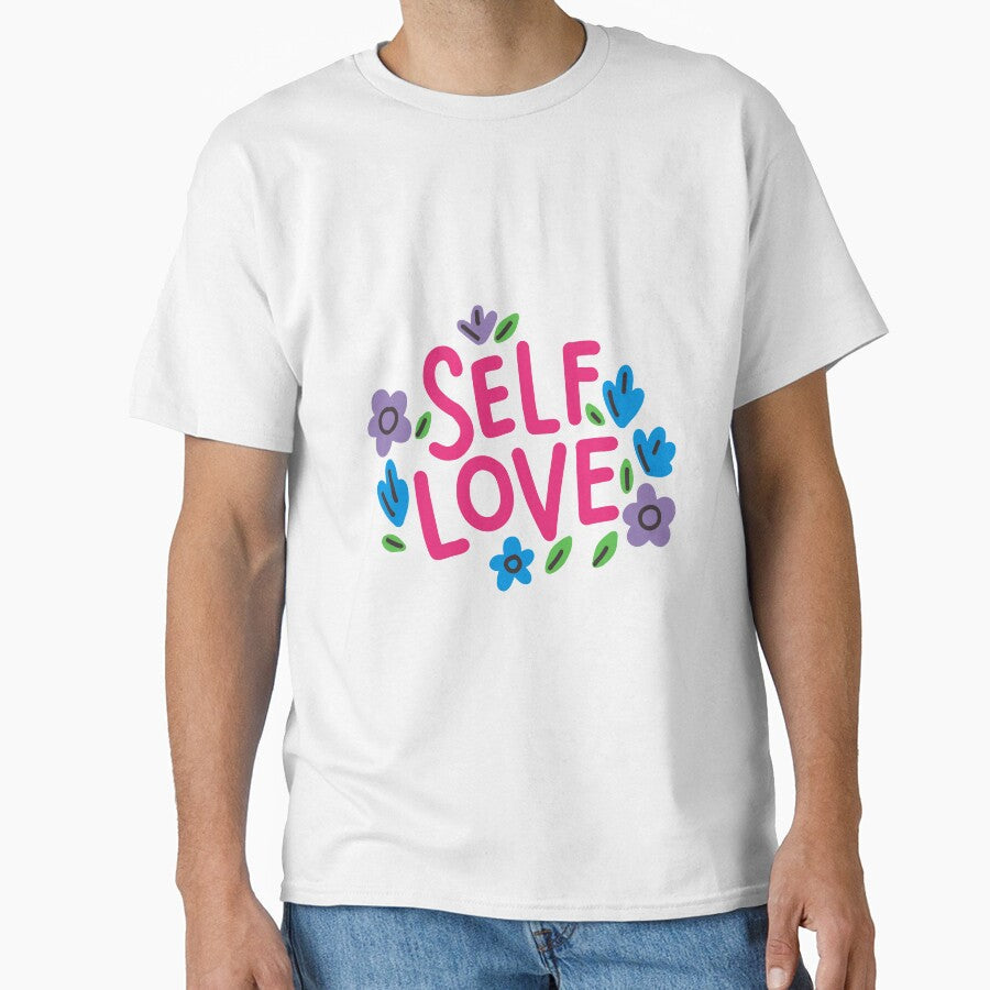 Self Love Pink Affirmation by tealborealis - Adult & Kids T-Shirts, Sweatshirts & Hoodies apparel design preview 1