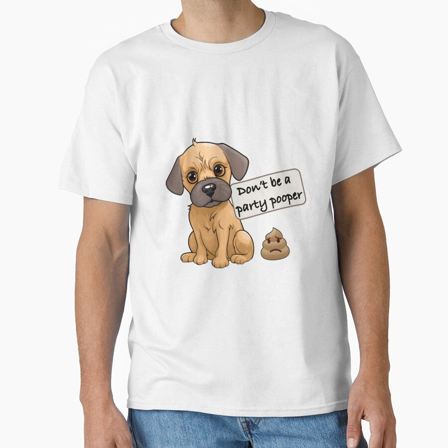 Dont be a party pooper by giosav - Adult & Kids T-Shirts, Sweatshirts & Hoodies apparel design preview 1