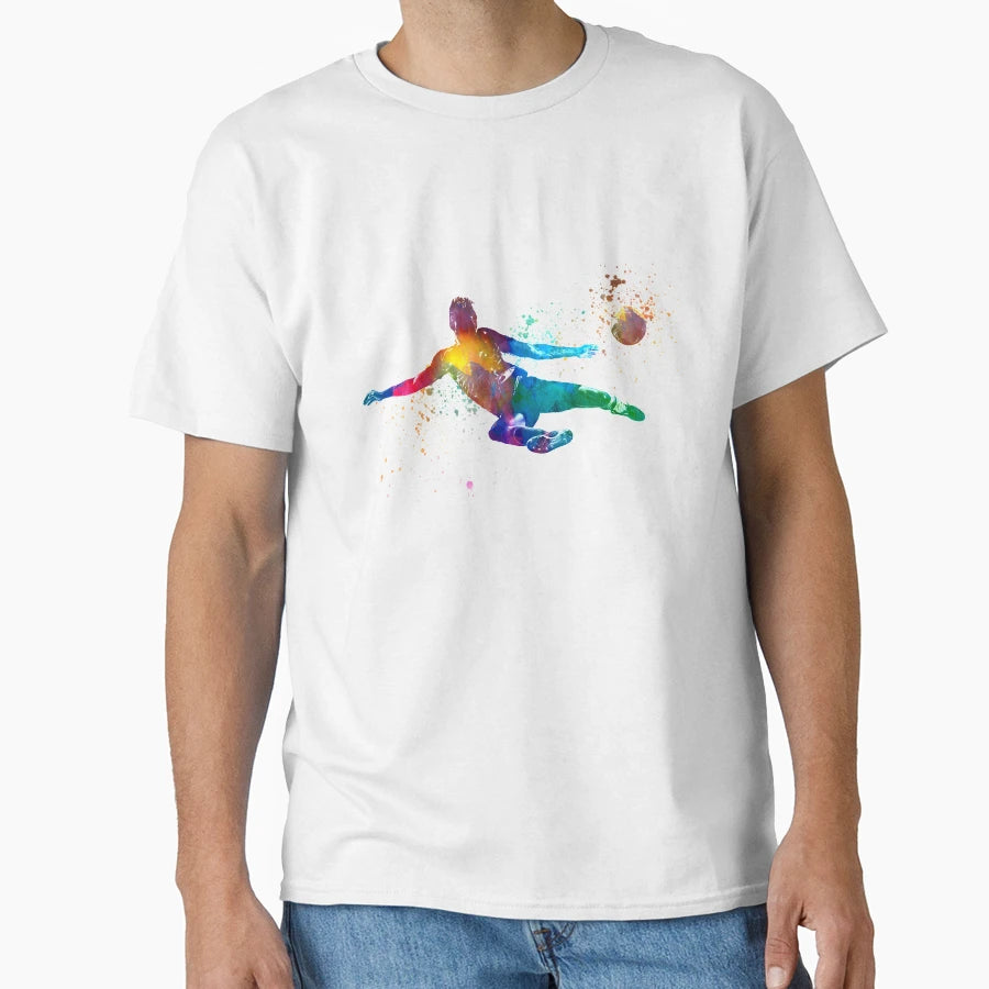 Soccer Footballer T-Shirt - Trendy Graphic Unisex - T-Shirt, Sweatshirt, Hoodie