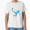 Watercolor Soccer Player Sports T-Shirt - Unique Graphic Men Women - T-Shirt, Sweatshirt, Hoodie