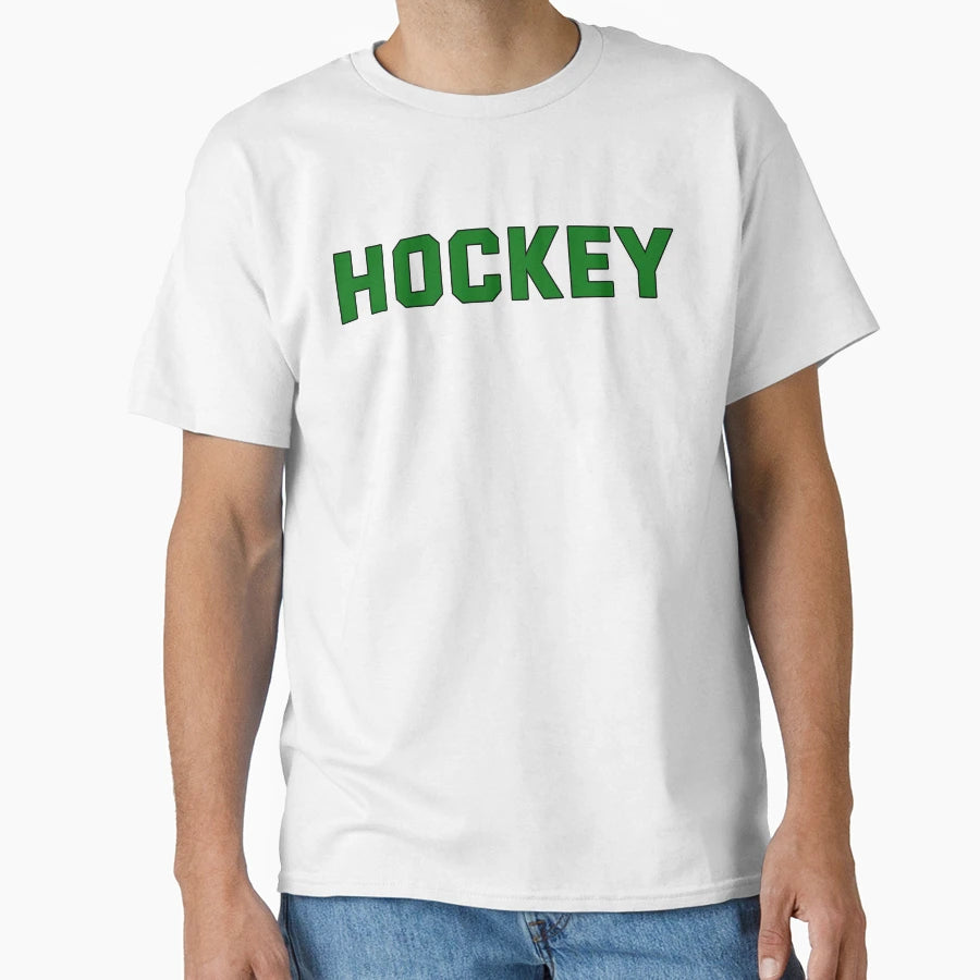 Hockey Player Jersey Text T-Shirt - Graphic Print Men Women - T-Shirt, Sweatshirt, Hoodie