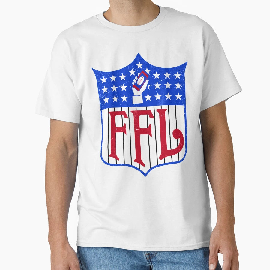 Fantasy Football League T-Shirt - Minimalist Print for Adults - T-Shirt, Sweatshirt, Hoodie