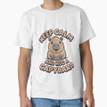 Keep Calm and Hug Capybara by HappyStencil - Adult & Kids T-Shirts, Sweatshirts & Hoodies apparel design preview 1