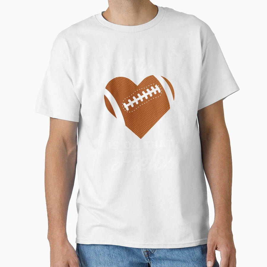 My Heart Is That Football Field T-Shirt - Novelty Apparel for Adults - T-Shirt, Sweatshirt, Hoodie