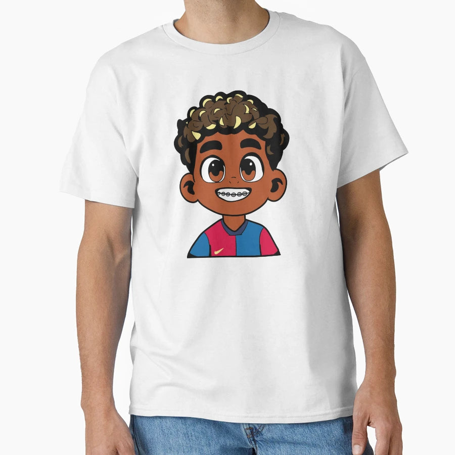 Lamine Yamal Svg Png Barcelona Logo T-Shirt - Fun Novelty Design Unisex - T-Shirt, Sweatshirt, Hoodie