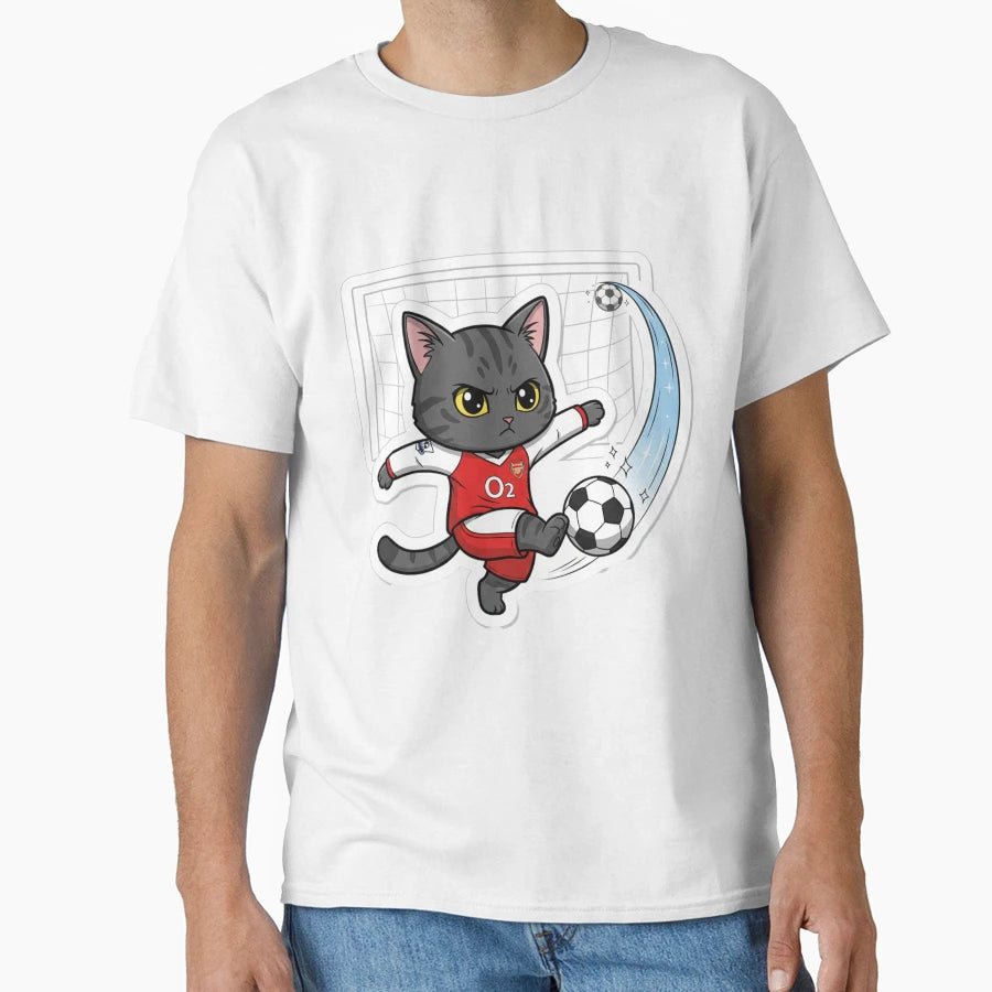 Thierry Henry Cat Arsenal Football T-Shirt - Streetwear Style for Adults - T-Shirt, Sweatshirt, Hoodie